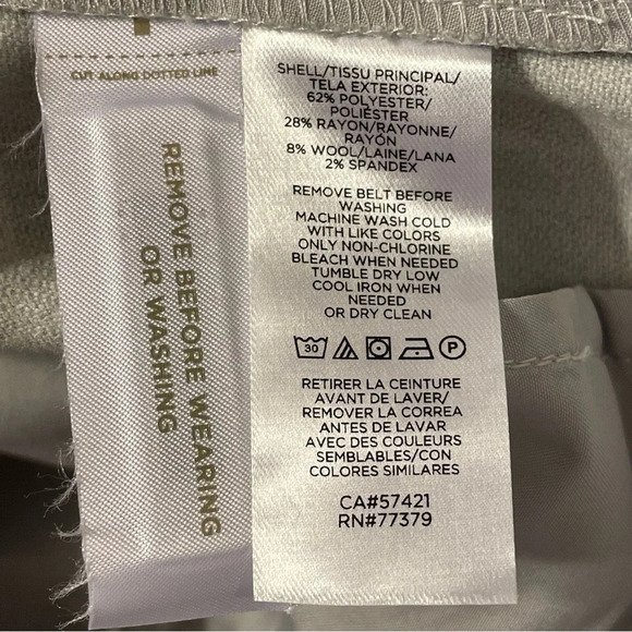 ANN TAYLOR The Belted Taper Pant - Picture 7 of 8